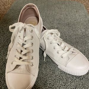 Women’s White Sneakers Size 9M